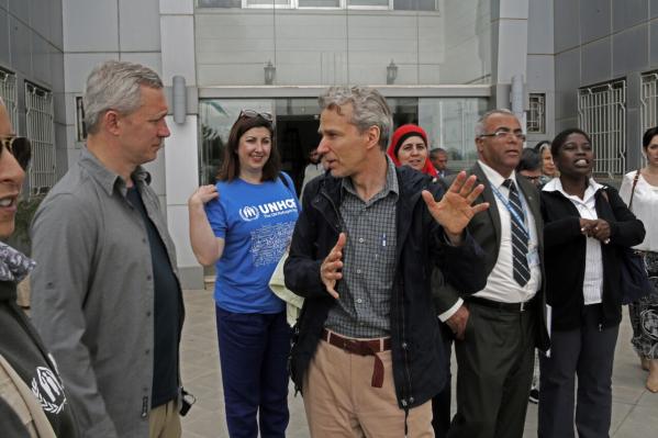 May 2018, Zaatari refugee camp in Jordan. On a field mission with the UNHCR